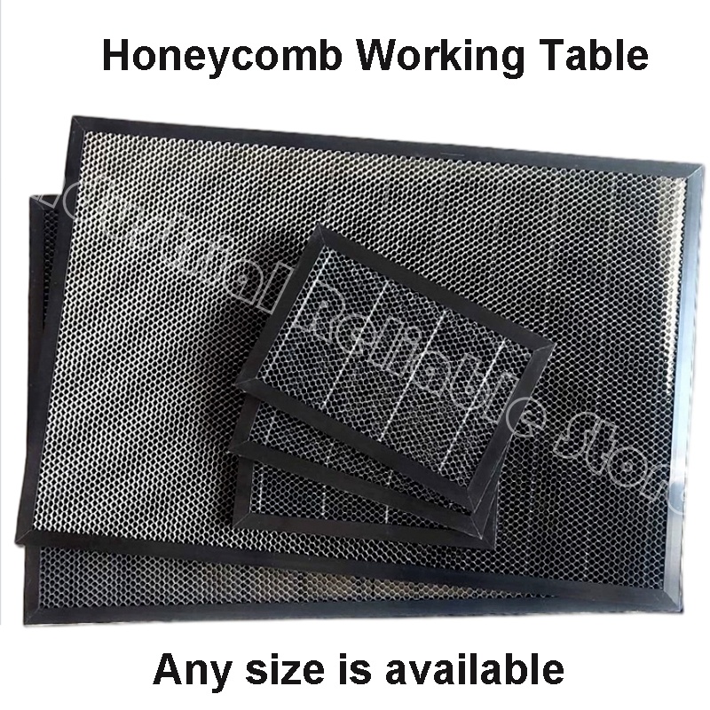 Honeycomb Laser Bed - แท่นเลเซอร์แบบรังผึ้งสำหรับเครื่องแกะสลักและตัดด้วยเลเซอร์ CO2 UV CNC ขนาด 200x300/250x350/300x300/330x330/400x400/400x430/440x440/450x460