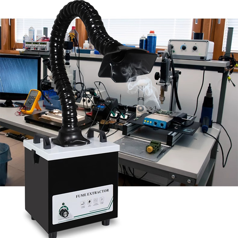 Laser Marking Machine - เครื่องกรองควันบัดกรี สถานีบำรุงรักษา เครื่องกรองควันบัดกรีแบบตั้งโต๊ะ เครื่องกำจัดควันเลเซอร์ เครื่องกำจัดควันบัดกรีขนาดเล็ก