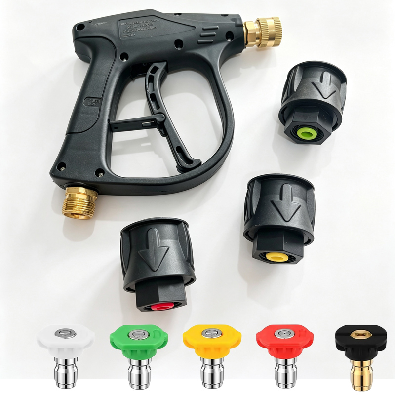 Laser Nozzle Ceramic - ปืนฉีดน้ำแรงดันสูงพร้อมอินเทอร์เฟซท่อ M22 14 มม. และอะแดปเตอร์พร้อมหัวฉีด 5