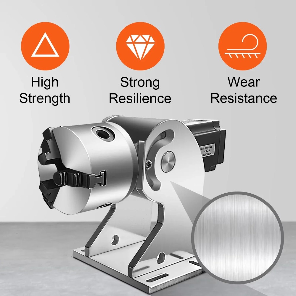 Rotary Axis Laser Engraver - 360 ° อุปกรณ์ยึดแกนหมุน แกนที่ 4 SIHAO