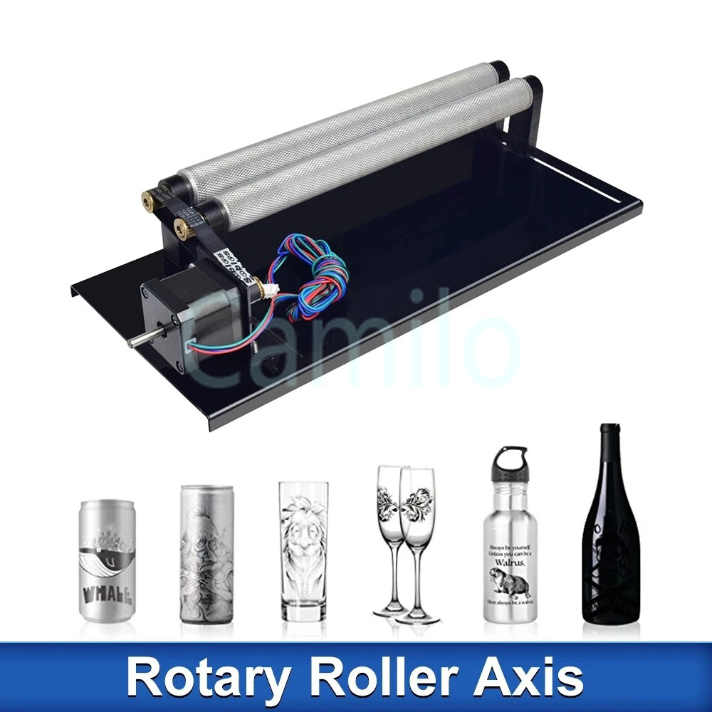 โมดูลแกะสลักแบบหมุนแกน Y พร้อม - Rotary Axis Laser Engraver บทวิจารณ์และราคา