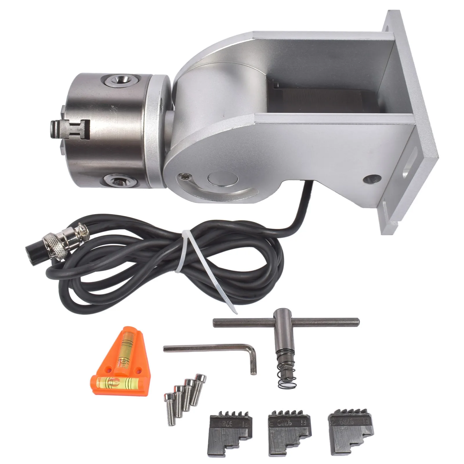 AP02 หัวจับหมุนสำหรับเครื่องกล - Rotary Axis Laser Engraver บทวิจารณ์และราคา