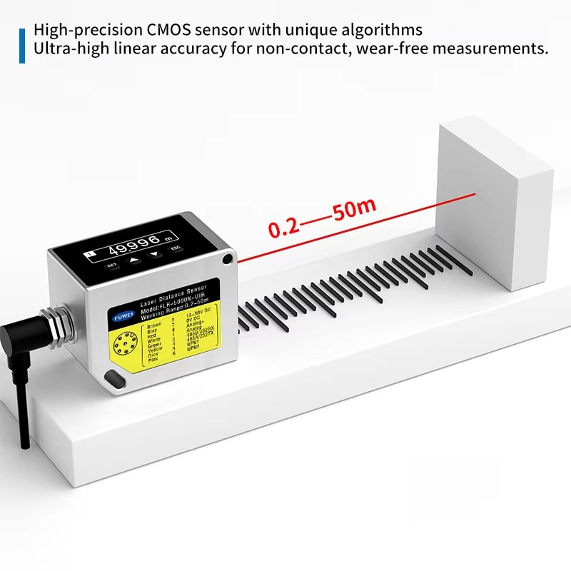 FLR-5000N-UIR IP67 OLED ดิจิทั - Industrial Laser Displacement Sensor บทวิจารณ์และราคา
