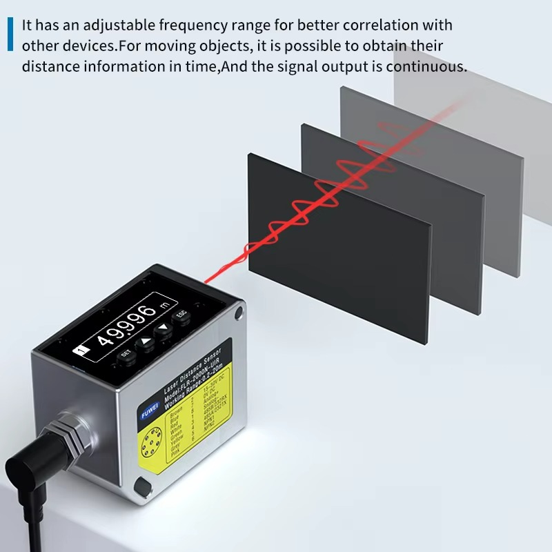 FLR-5000N-UIR IP67 OLED ดิจิทั - Industrial Laser Displacement Sensor บทวิจารณ์และราคา