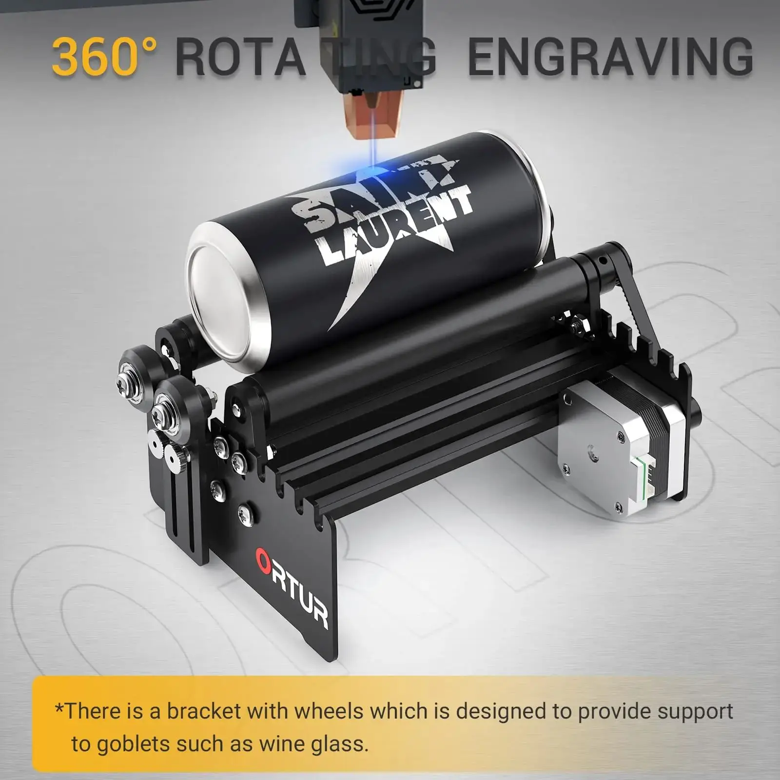 ORTUR เลเซอร์โรตารี Roller เคร - Rotary Axis Laser Engraver บทวิจารณ์และราคา