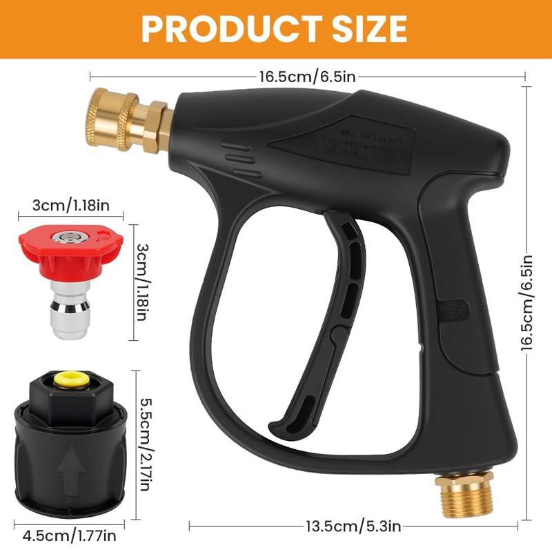 ปืนฉีดน้ำแรงดันสูงพร้อมอินเทอร - Laser Nozzle Ceramic บทวิจารณ์และราคา