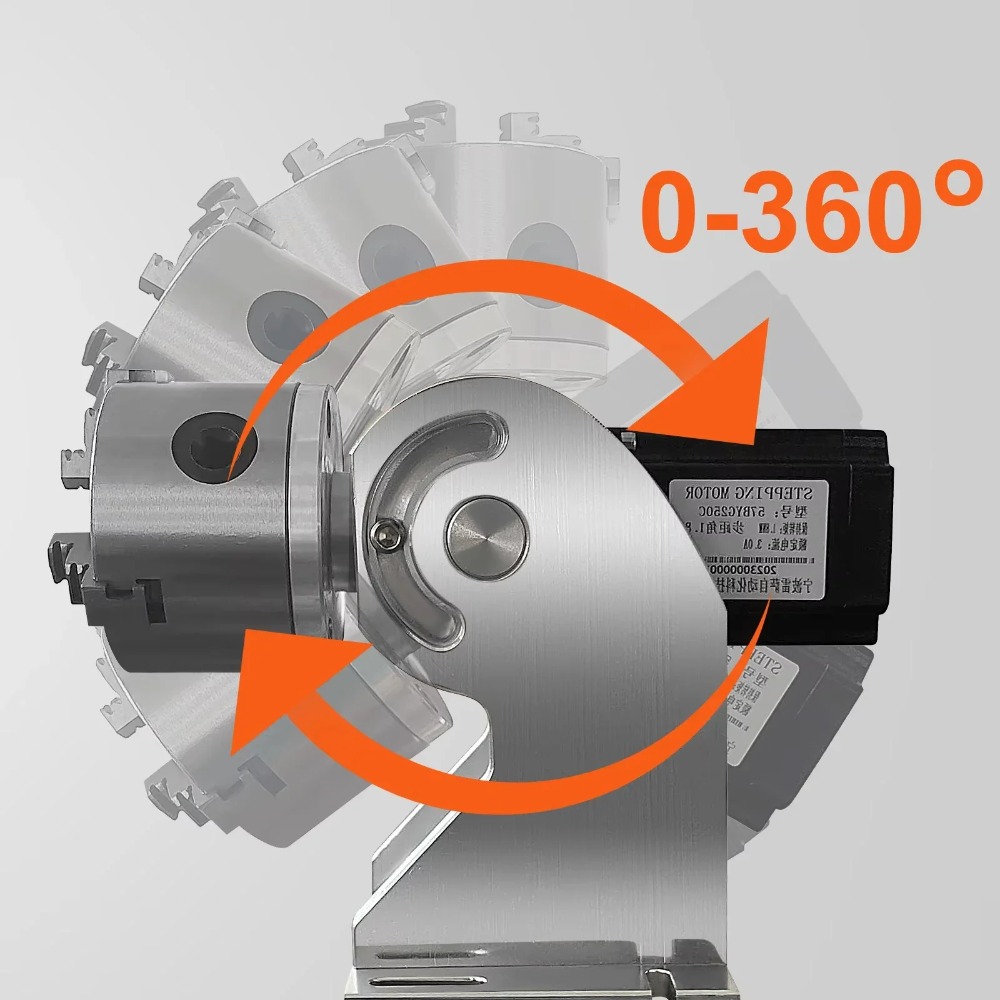 360 °   อุปกรณ์ยึดแกนหมุน แกนท - Rotary Axis Laser Engraver บทวิจารณ์และราคา