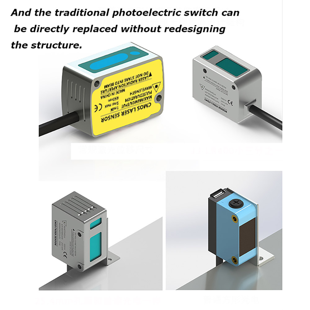 ความแม่นยำ 0.1 มม. เซ็นเซอร์วั - Industrial Laser Displacement Sensor บทวิจารณ์และราคา