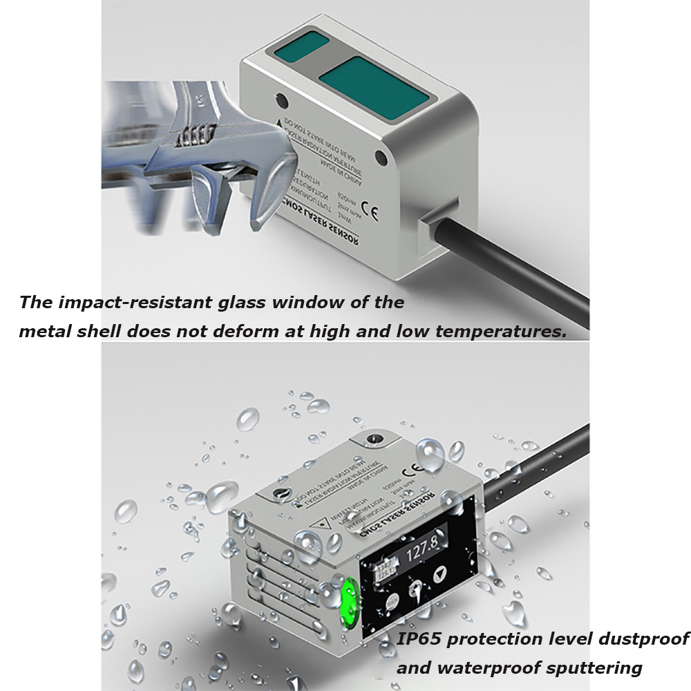 ความแม่นยำ 0.1 มม. เซ็นเซอร์วั - Industrial Laser Displacement Sensor บทวิจารณ์และราคา