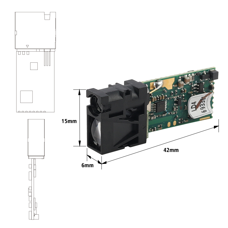 เซ็นเซอร์วัดระยะด้วยเลเซอร์ควา - Industrial Laser Displacement Sensor บทวิจารณ์และราคา